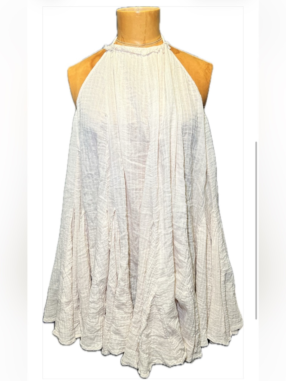 Free People Catching Rays Boho Mini Dress Halter Style Small (Fits up to XL)
